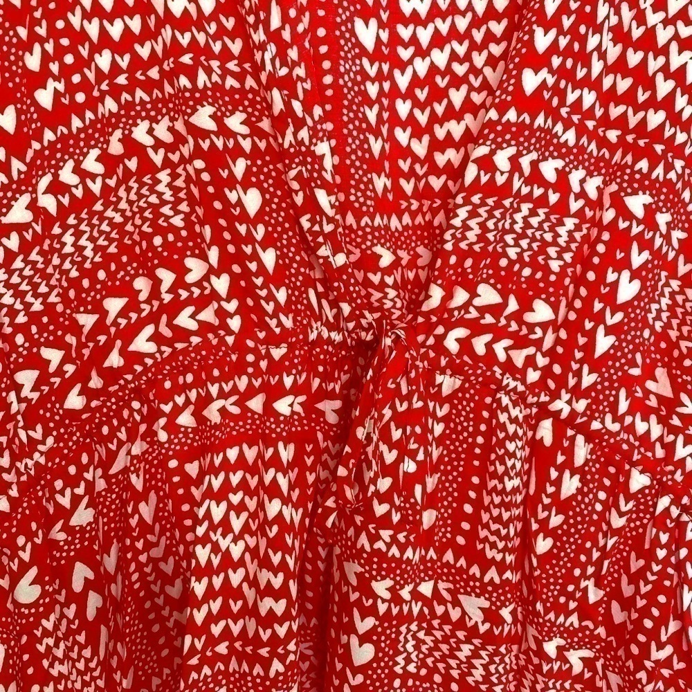 Victoria's Secret Heart Robe Red New With Tags - Picture 4 of 5